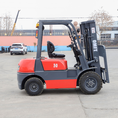 3t 3000kg Forklift Trucks with 1070mm Fork Japanese Isuzu C240 Engine and Diesel Fuel