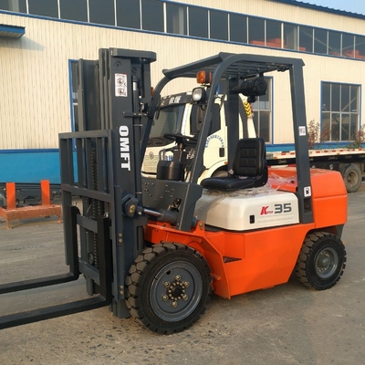 3.5 Ton Counterbalanced Diesel Forklift Truck K Model Ce ISO with Isuzu 4jg2 Engine