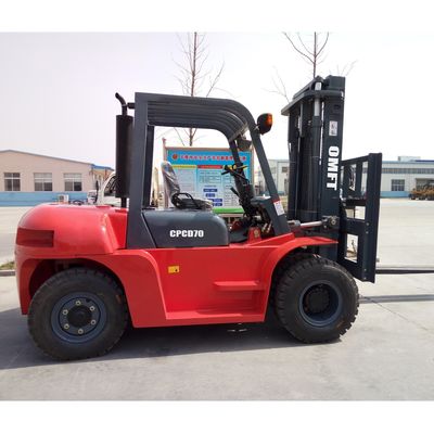 1220mm Fork 7ton Diesel Forklift with Solid Tires from Japanese Isuzu/Mitsubishi/Chinese Engine