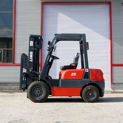 CPCD25 2.5ton Diesel Forklift with Triplex Container Mast and Side Shifter