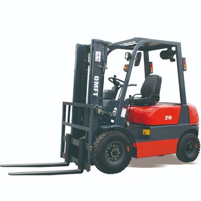 2010mm Min. Width Material Handling 2t 2ton 4-Wheel Diesel Forklift Truck with Ce ISO SGS