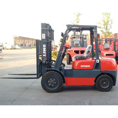 3.5 T Diesel Forklift Truck with 6m 6000mm Mast Triplex and Lift Height 3000-7000mm