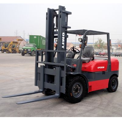 5.0 Ton 4500kg Cpcd45 Cpcd50s Diesel Forklift Truck with 3m Two Stage Full Free Mast Duplex Full Free Mast
