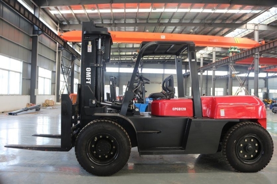 12t Heavy Diesel Forklift Fd120 with Cabin and Fork Positioner Ce ISO SGS Certified