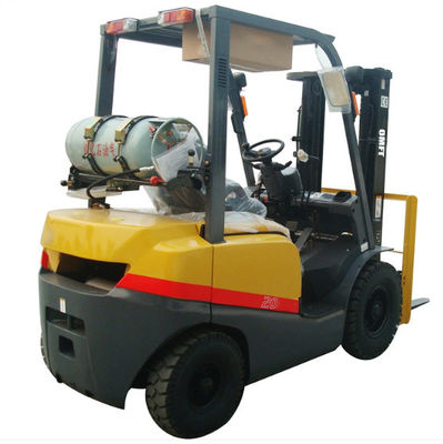 2ton Dual Fuel Forklift with Side Shift Solid Tyre Tcm Technical Petrol LPG Forklift