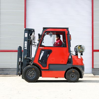 2tons LPG Forklift with Nissan K21 K25 Engine Min. Width of Right Angle Stacking 4110mm