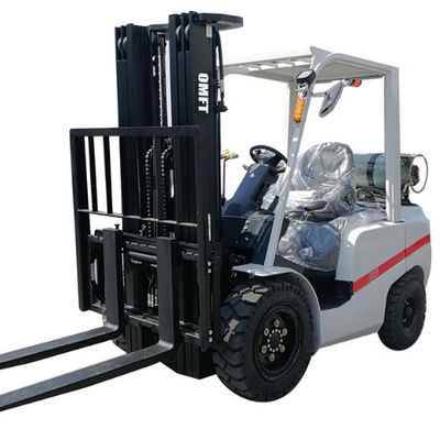 3.5ton LPG Forklift with Nissan K21 K25 Petrol Gasoline Engine Min. Turning Radius 2495mm
