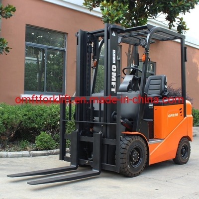 2ton Cpd20 4 Wheels Smart Mini Battery Counterbalanced Electric Forklift Truck Ce ISO