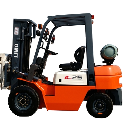 2.5t LPG Gas Dual Fuel Petrol LPG Gasoline Forklift Fg20 with Impco K Model Omft