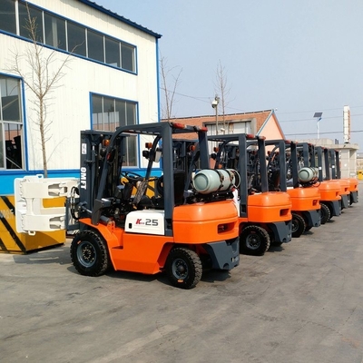 2.5t LPG Gas Dual Fuel Petrol LPG Gasoline Forklift Fg20 with Impco K Model Omft