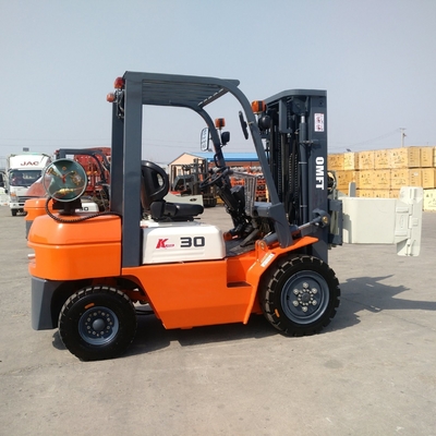 Double Fuel EPA Certificated Forklift with Side Shift Cabin Solid Tire 3t LPG/Gasoline
