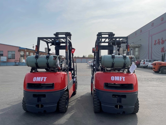 3.5ton LPG/Gasoline or Dual Fuel EPA Certified Forklift with Side Shift Cabin and Solid Tyre