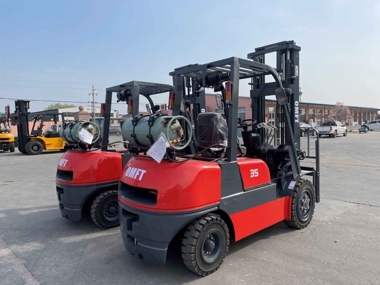 Gasoline and LPG Dual Fuel Forklift 3.5t 3500kgs 3m 3.5m 4m 4.5m 5m 5.5m 6m Mast Tcm/Linde/Yale/Toyota/Crown/Hyster/Ep/Heli/Hangcha