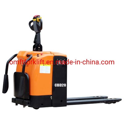 2 Ton 2000 Kg Cbd20 Electric Pallet Truck Jack with 24V/210ah Battery and 685X1200mm Fork