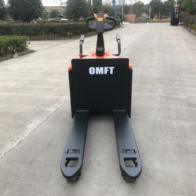 Steel PU Material 2.5 Ton Full Electric Pallet Truck with Stand-on Type and CBD30 Controller