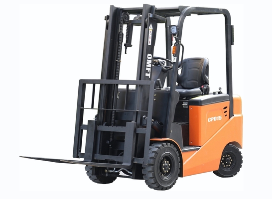 1.5ton Electric Forklift with High Capacity and Min. Width of Right Angle Stacking