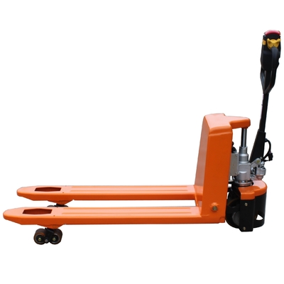 1.5 Ton Orange Electric Pallet Truck with Minimum Outside Turning Radius of 1375mm