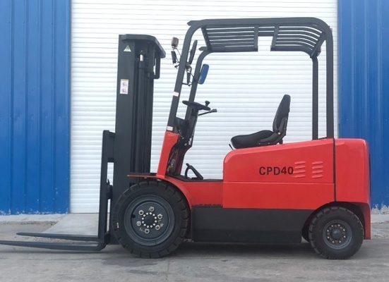 4345mm Min Right Angle Aisle Width 4ton Electric Forklift Truck with Curtis Battery