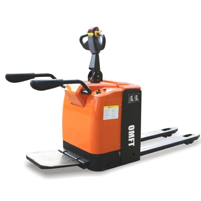 Electric Powered Pallet Truck Stand-on Type with Pedal CBD20 Ce ISO SGS Certified