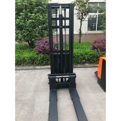 1 T Powered Stacker Semi Electric Pallet Stacker with Minimum Turning Radius of 1350mm