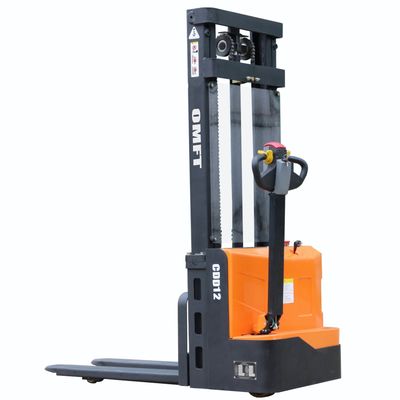 1.5 Ton Hydraulic Electric Stacker Full Electric Pallet Stacker Jack Free Battery Charger