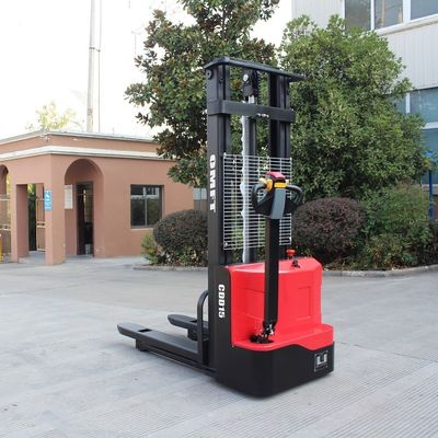 CDD15 1.5 Ton Battery Operated Pallet Stacker Full Electric Stacker Walking Type