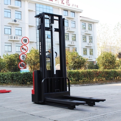 1.5t Full Electric Pallet Stacker with 24V 80ah Battery Maximum Running Speed 3.3km/H