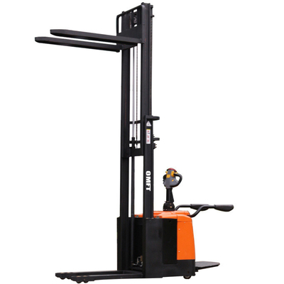 2.0t 2000kgs Electric Stacker with 3m Full Free Mast Fork Lift Pallet Stacker Steel PU