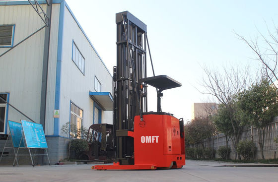 Steel PU 3-Way Electric Reach Truck Stacker with Battery and Charger Tcm/Linde/Yale/Toyota/Crown/Hyster/Heli/Ep/Hangcha