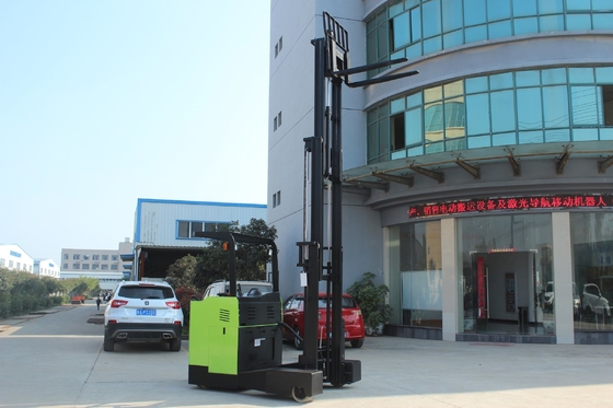 Fully Electric Powered 1.5-2t 4 Way Multi Direction Battery Reach Truck for Warehouse