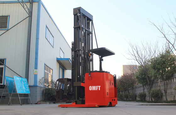 Widely Used 3 Way Electric Pallet Stacker Vna Forklift Made in OEM and Spare Parts