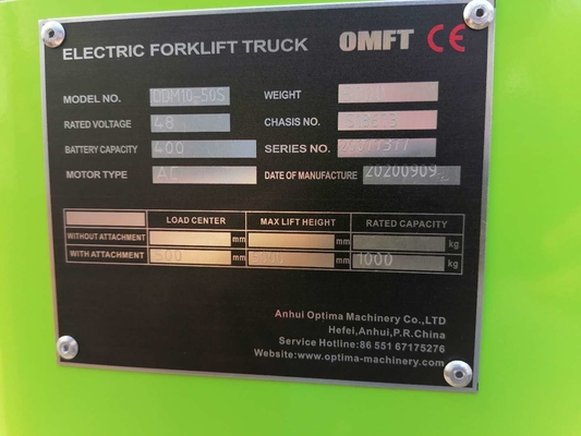 1 Ton Tc Series 3 Way Narrow Aisle Vna Forklift for Narrow Spaces CE ISO SGS Standard