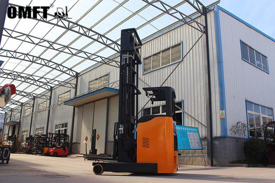 Electric Reach Truck Pallet Stacker with CE Fork 1070/100/40mm Maximum Lifting Height