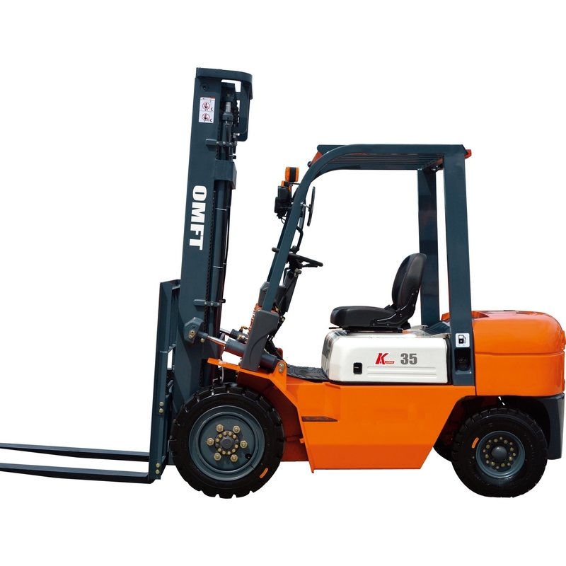 3.5 Ton Counterbalanced Diesel Forklift Truck K Model Ce ISO with Isuzu 4jg2 Engine