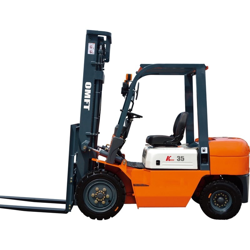 4335mm Min. Right Angle Stacking Width 3.5ton Diesel Forklift Trucks with Mitsubishi Yanmar Isuzu Engine