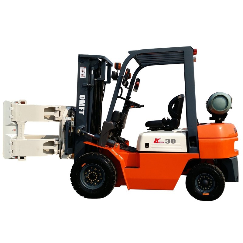 3ton Gasoline Lp Gas Dual Fuel Forklift Truck with Side Shift Solid Tyre Toyota Technical Petrol LPG Forklift