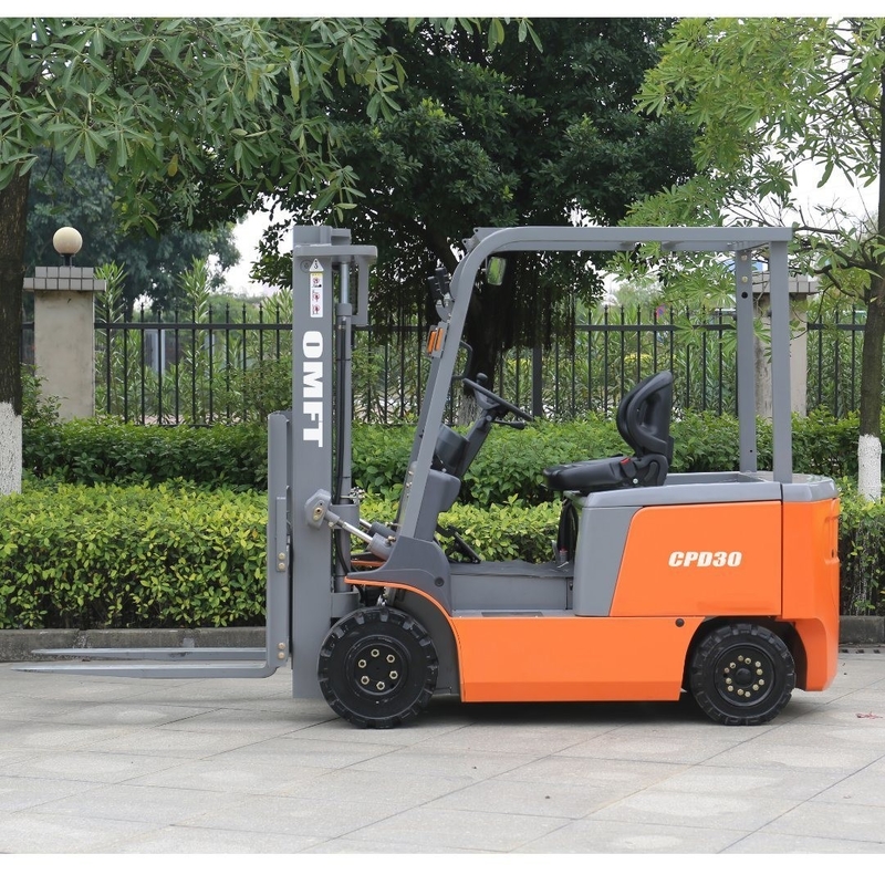 3ton 3000kgs Smart 4 Wheels Electric Forklift with AC Motors Affordable and Solution